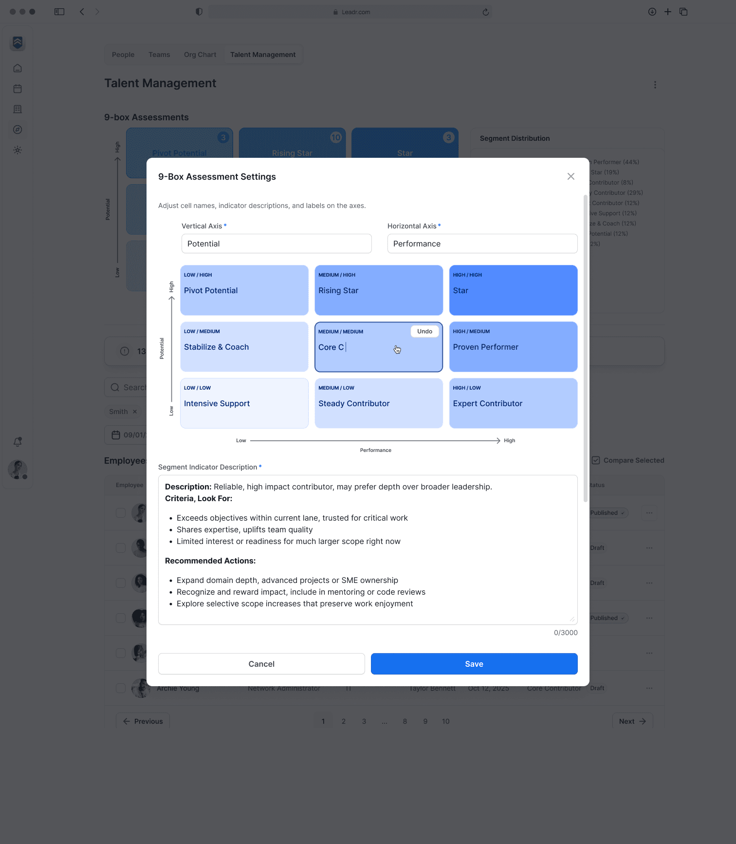 9-Box Talent Assessment Platform screenshot 4