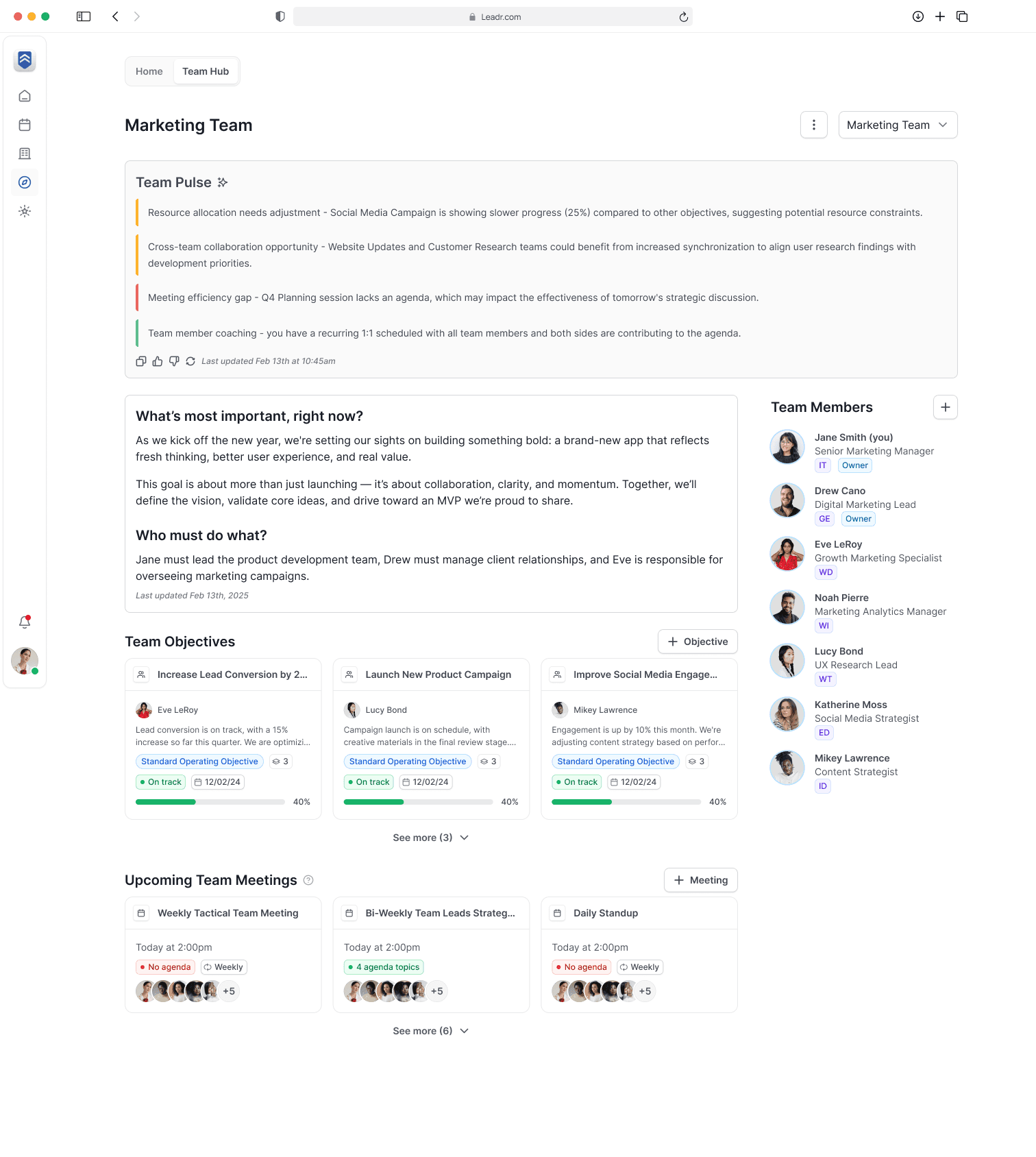 Org Hub & Team Hub Analytics Dashboards screenshot 3