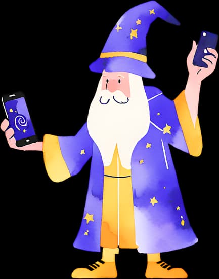 Hero section illustration showing Web Wizard Dev services